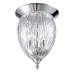 Eurofase Hazel 28043-0103 Light Flush Mount Chrome And Cut Crystal 9.50"W X 13"H. Fixed Price $99.99.
