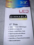 Ctl Cyber Tech Lighting 33" Led Thin Dimmable Under-cabinet 750LM UL335-D. Fixed Price $60.00.