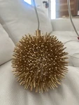 Varaluz Urchin Mini Pendant Light Gold Indoor 169M01 Metal Fixture. Fixed Price $50.00.