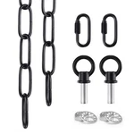Mr.color Black Metal Chandelier - Heavy Duty, 6 Feet Chain For Pendant Lights.... Fixed Price $19.47.