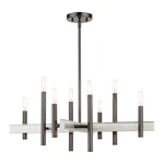 Livex Lighting 49348 Denmark 28"W Chandelier - Black. Fixed Price $539.96.