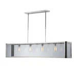 Elk Lighting Parameters 4-LIGHT Linear Chandelier Chrome Glass 31213/4. Fixed Price $149.99.