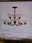 Livex Lighting 1349-07 Essex 28 Inch Bronze Chandelier. Fixed Price $69.99.