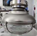 Quorum Ceiling Fan Light Kit Windmill Hudson Small 1974-65 Satin Nickel New. Fixed Price $55.00.