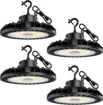 Ufo Led High Bay Light 150W 4 Pack, 5000K 21,000LM, 0-10V Dimmable, Us Plug 5FT. Fixed Price $305.31.