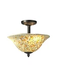 8565/3LTF-P14 -dale Tiffany Mosaic Blake Jeweled Semi-flush Mount Fixture. Fixed Price $79.99.