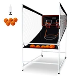 Vevor Indoor Double Shot Basketball Arcade Game Iron Cage 2 Player 5 Balls. Fixed Price $195.90.