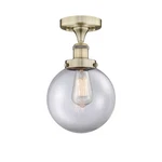 Innovations Lighting 616-1F-9-8 Beacon Semi-flush 8"W Brass. Fixed Price $178.20.