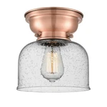 Innovations Large Bell Light Flush Mount, Copper/seedy 623-1F-AC-G74. Fixed Price $132.00.