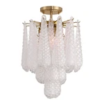 Crystorama Lighting Group OLL-6004 Ceiling Ollie 14"W Brass. Fixed Price $638.40.