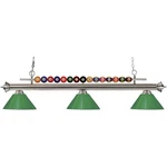 Z-lite 170BN-PGR Shark Billiard Light Brushed Nickel. Fixed Price $459.00.
