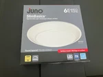Juno Contractor Select Jsbt 7.72" Matte White Integrated Led Flush Mount Fixture. Fixed Price $12.00.