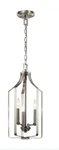 Kichler 42499 Nickel Morrigan 3-LIGHT 10"W Taper Candle Pendant. Fixed Price $159.00.