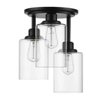 Globe Electric 65904 Annecy Light 13"W Flush Mount Ceiling - Black. Fixed Price $54.99.