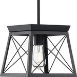 Progress Lighting P500041-031 Briarwood Pendants, Ceruse Black 9.00X10.00X10.00. Fixed Price $100.23.