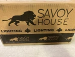 Savoy House 7-1026-1-322 Calhoun Mini-pendant, 1-LIGHT, Warm Brass, 60W, 7"X5". Fixed Price $80.99.