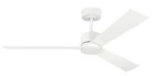 Monte Carlo 3RZR52RZW Rozzen 52" Blade Ceiling Fan W/ Remote, Matte White. Fixed Price $199.99.