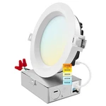 Luxrite 5" Led Recessed Light J-box 18W 5CCT 1600LM Dimmable Wet Rated. Fixed Price $58.49.
