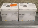 (4-PK) Commercial Electric Integrated Led Flushmount Spin Light White 54692141. Fixed Price $29.14.