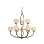 Dolan Designs Odyssey Light Tier Chandelier Satin Nickel 2962-09. Fixed Price $199.99.