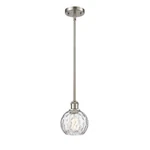 Innovations Ball Athens Water 6" Mini Pendant 1S, 516-1S-SN-G1215-6-LED. Fixed Price $195.36.