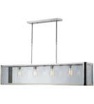 Elk Lighting 31213/4 Parameters 4-LGHT Linear Chandelier Polished Chrome. Fixed Price $349.00.