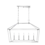 Savoy House 1-424-5 Townsend Light 44"W Taper Candle Chandelier Nickel. Fixed Price $1018.30.