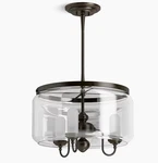 Kohler Artifacts 22" Chandelier K-22656-CH03-BZL In Oil-rubbed Bronze. Fixed Price $825.00.