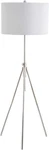 Cipriana Nickel Floor Lamp - Elegant Silver/white Lighting Collection. Fixed Price $188.99.