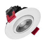 Nicor 3 In. 2700K Remodel Recessed Integrated Led Gimbal Downlight Kit White. Fixed Price $21.25.