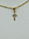 Solid 14K Yellow Gold Mini Dimond Cut Cross Pendant Box (from Italy) 772-5090. Fixed Price $169.99.