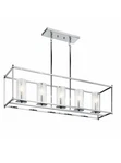 Kichler 43995 Chrome Crosby 5-LIGHT 41" Linear Chandelier New. Fixed Price $237.88.