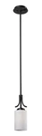 Z-lite Chambley 1 Light Bronze And Matte Opal Glass Mini Pendant. Fixed Price $47.99.
