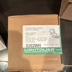 Lightolier Lytespan 8202WH Hinged Adapter Matte White Track Lighting. Fixed Price $20.00.