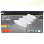 Commercial Electric Ultra Slim 6" Color Selectable Recessed Led Kit 4-PK New. Fixed Price $40.49.