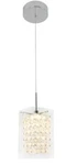 Artika Crystal Cube Integrated Led Pendant Light Glass Shade Chrome 5.5W 440LM. Fixed Price $69.99.