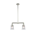 Innovations Small Canton Light Chandelier, Amber/nickel/bell 209-PN-G182S. Fixed Price $438.24.