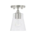 Capital Lighting 346911-533 Baker 6"W Semi-flush Ceiling Fixture Nickel. Fixed Price $62.00.