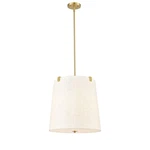 Z-lite Weston Light Pendant, Modern Gold/cream 3502P18-MGLD. Fixed Price $290.00.