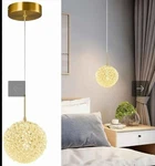 Modern Gold Globe Pendant 3-LIGHTS Mini Crystal Kitchen Lightin... Fixed Price $28.99.