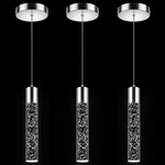 Pendant Lights Kitchen Island, 6500K Modern Brushed Nickel. Fixed Price $107.34.