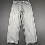 Vintage Y2K Levis 595 Dry Goods Jeans Mens 33X30 Blue Straight Light Wash Usa 99. Fixed Price $99.99.