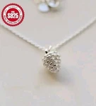 Sterling Silver Necklace Caledonian Winter Pine Cone Pendant FINE925 Gift. Fixed Price $22.00.