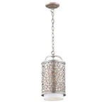 World Imports Amano Collection 1-LIGHT Silver Ceiling Pendant. Fixed Price $39.99.