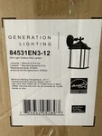 Generation Lighting Kent 84531EN3-12 15 Black Outdoor Wall Lantern Sconce. Fixed Price $54.40.