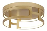 Canarm Bettony 15-INCH Led Flush Mount Ceiling Light, Gold Round Low-profile----. Fixed Price $122.00.