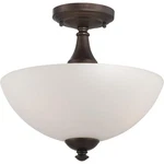 Nuvo Lighting 60/5144 Patton Semi-flush Mount Prairie Bronze. Fixed Price $116.99.