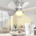Ceiling Fans With Lights And Remote, 5 Brightness Dimmable Modern Fan.... Fixed Price $87.86.