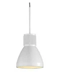 Alfa Lighting P203MPG-WHT-WHT Art Glass Hi-bay Halogen Pendant. Fixed Price $180.00.