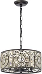 Warehouse Of Tiffany IMP79W/4AB Rowsen 4-LIGHT Bronze Metal Chandelier 14 X 52. Fixed Price $209.00.